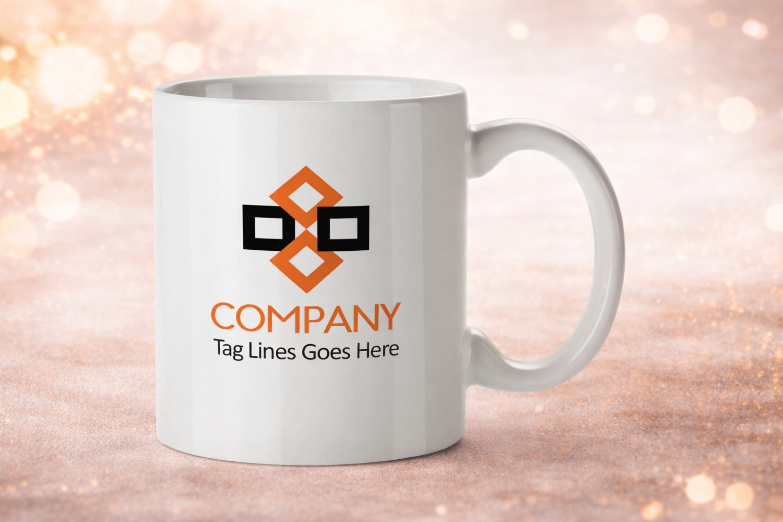 Sublimation printed white coffee mug